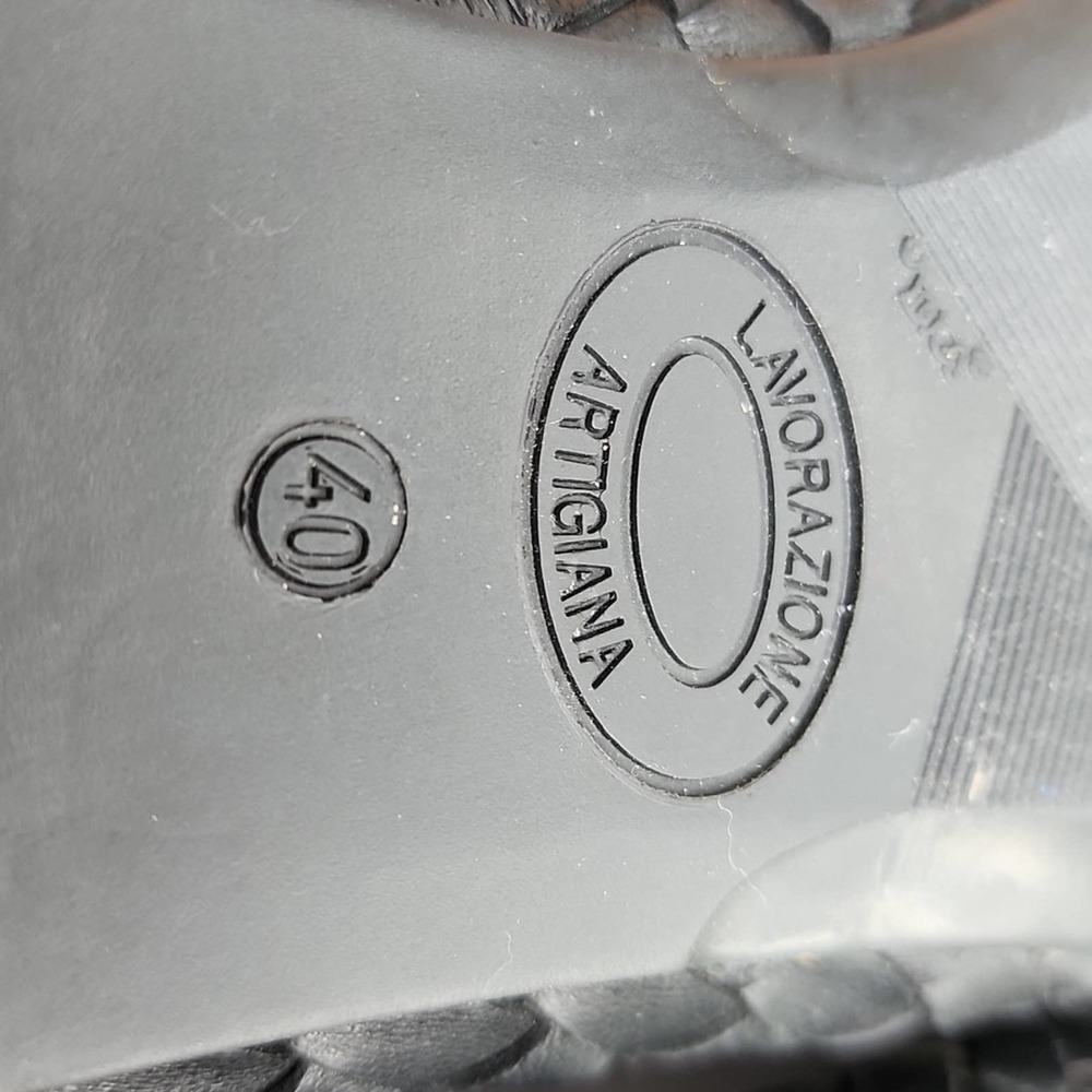 ROBERT ZUR LEATHER WOVEN CUTE  FLATS SIZE 40 IN GUC - Picture 12 of 16